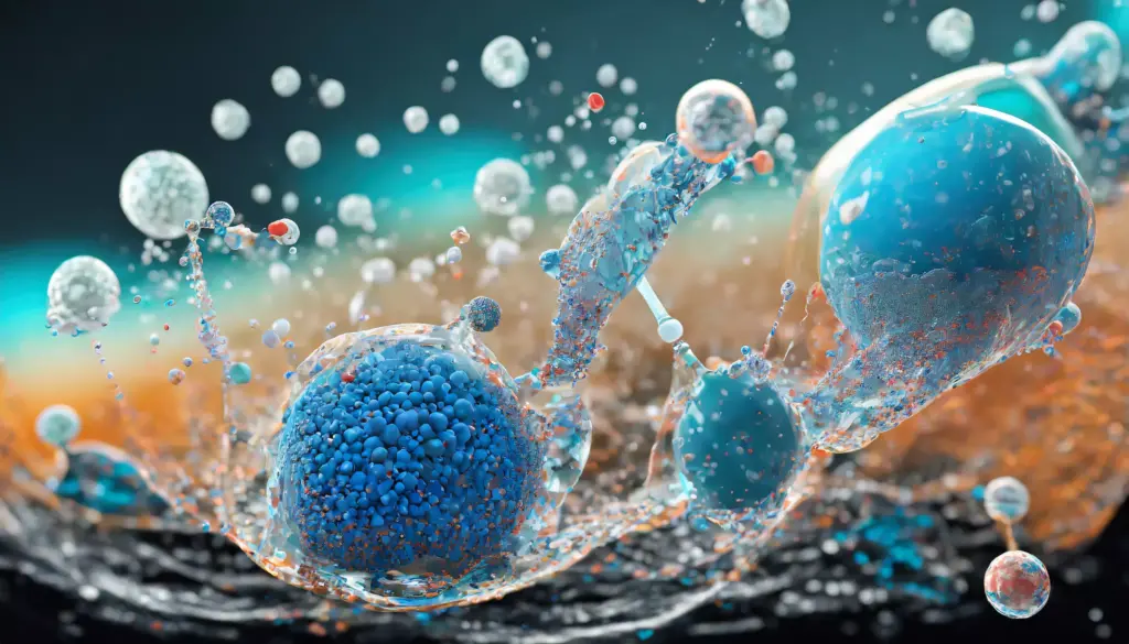 Energizzare l'acqua e i suoi aggregati di molecole