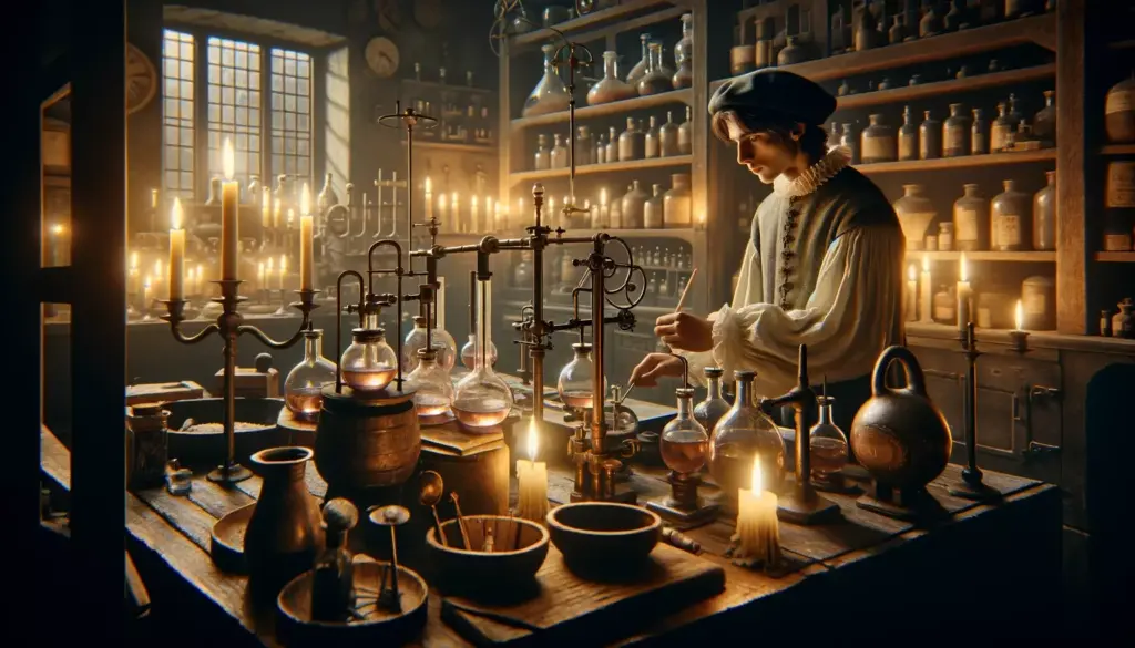 Omeopatia, dott. Hannemann nel suo laboratorio